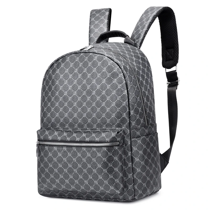 Mochila de Couro Multifuncional para Homens e Mulheres, Mochilas Designer, Mochila Escolar, Bagpack de Viagem, Marca de Luxo, Moda