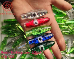 SXY FISHING 3D movable eyes Laser pattern Resin Trolling Lure Big game Lure Tuna bait fishing Lure Resin head 2002A 1OZ 27g