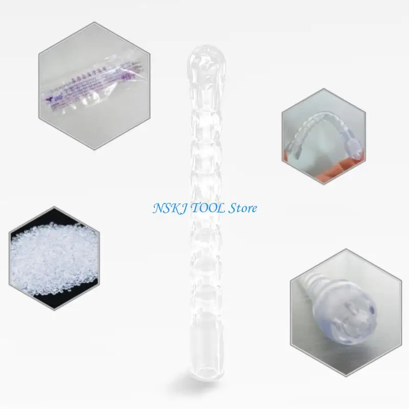 

L8RC 5 Pcs Bidet Cleaning Flusher Bottle Nozzle Tip Safe Flexible Comfort Vaginal Douche Enema Attachment Body Washing Parts