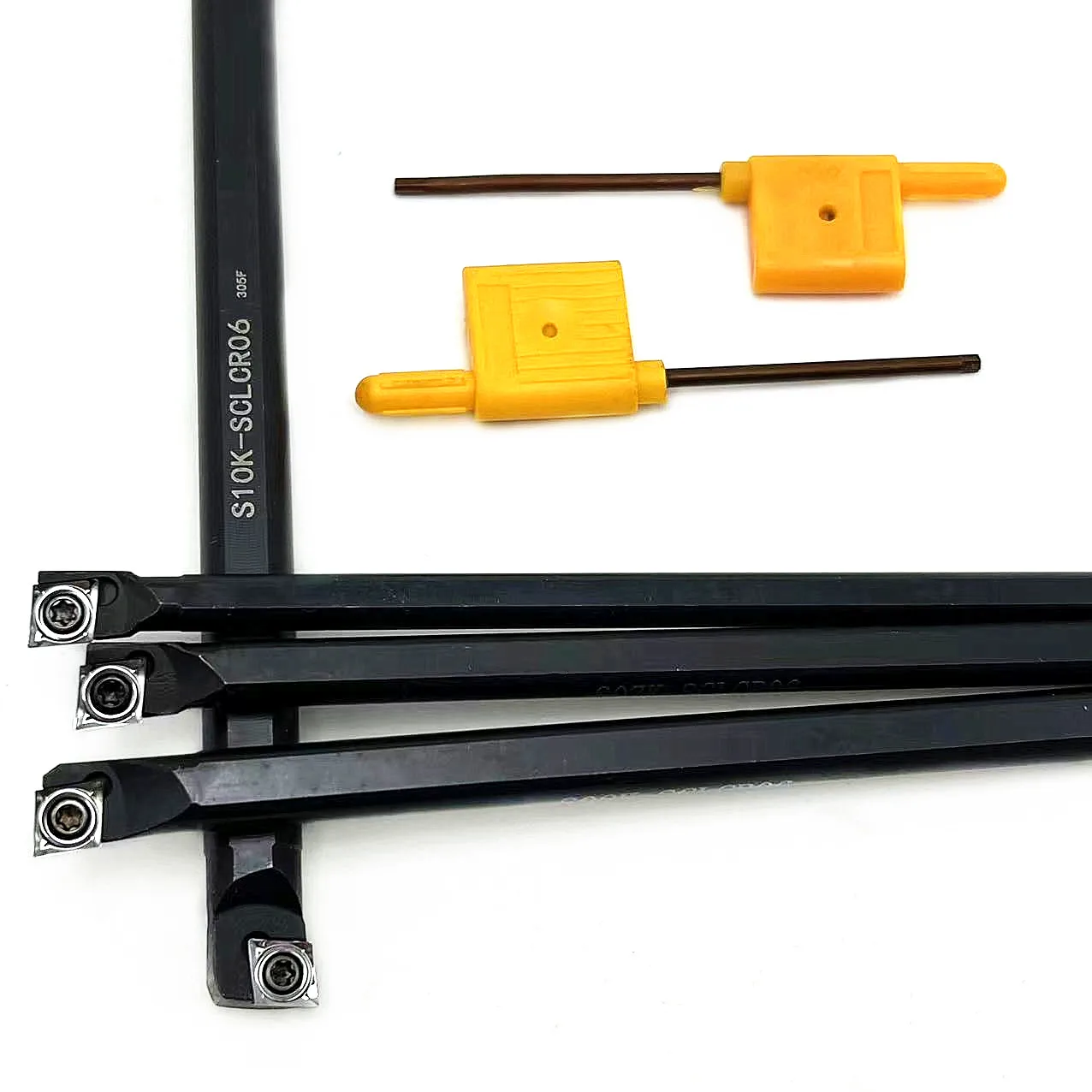 Suporte interno da ferramenta de torneamento, inserção do carboneto, alta qualidade, S06K, S07K, S08K, S10K, S12M, S16Q, SCLCR06, CCGT060204, AK H01