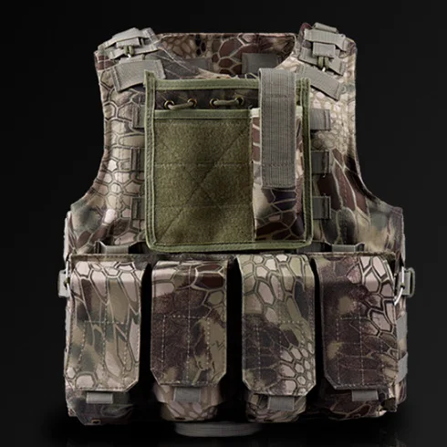 Gilet tattico multifunzione per tiro CS per bambini all'aperto Gilet tattico multifunzione per addestramento al combattimento militare per bambini