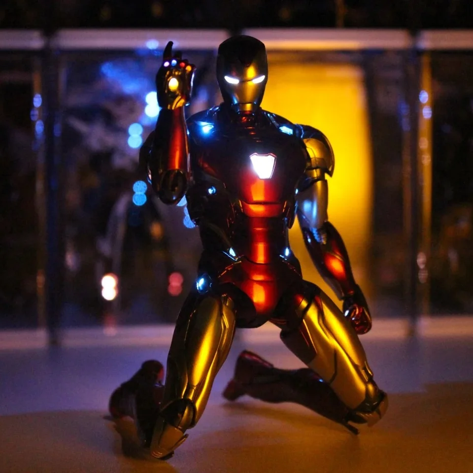 アベンジャーズ-アイアンマンの置物,可動ジョイント,絶妙な