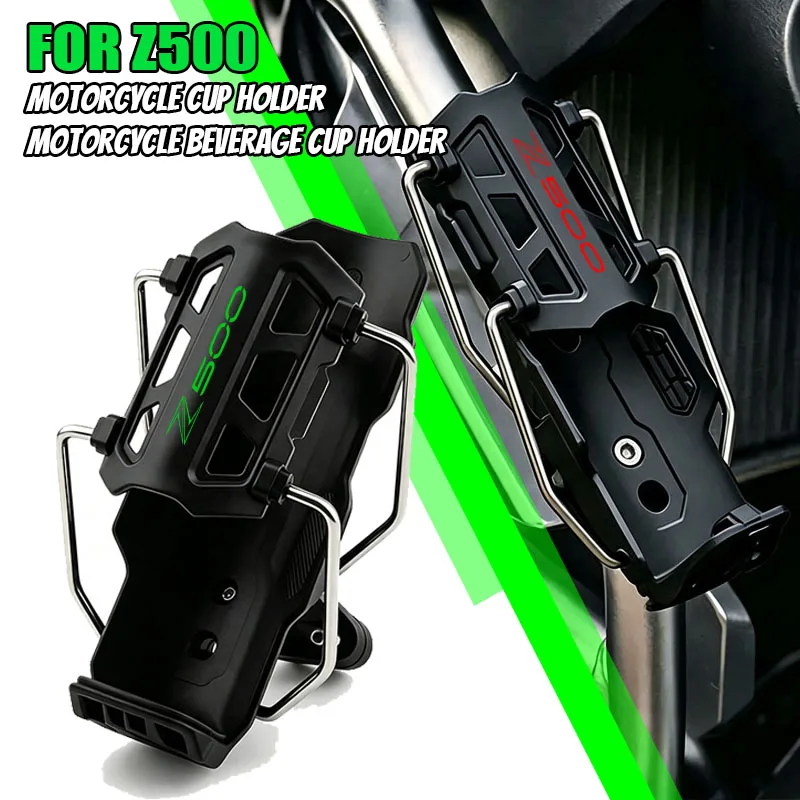 For Z500 Z 500 2024 2025 2026 Motorcycle Accessorie Water Bottle Holder Adjustable Crash Bar Mount Anti-Shake Universal Cup