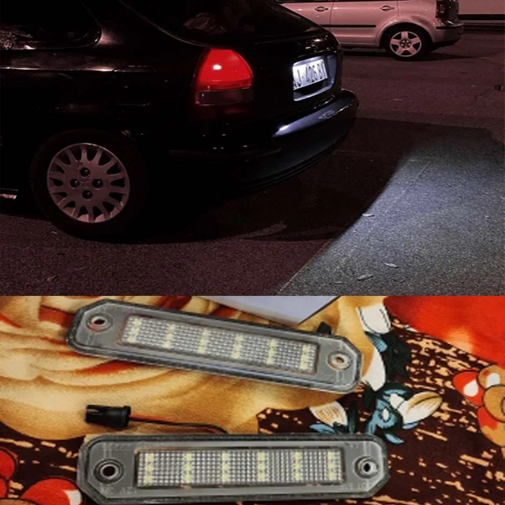 For Honda Civic EJ EG EK EK3 CR-X Del Sol Integra SJ EK3 Civic Coupe/Sedan Tail LED License Plate Light Number Lamp Assembly view 2