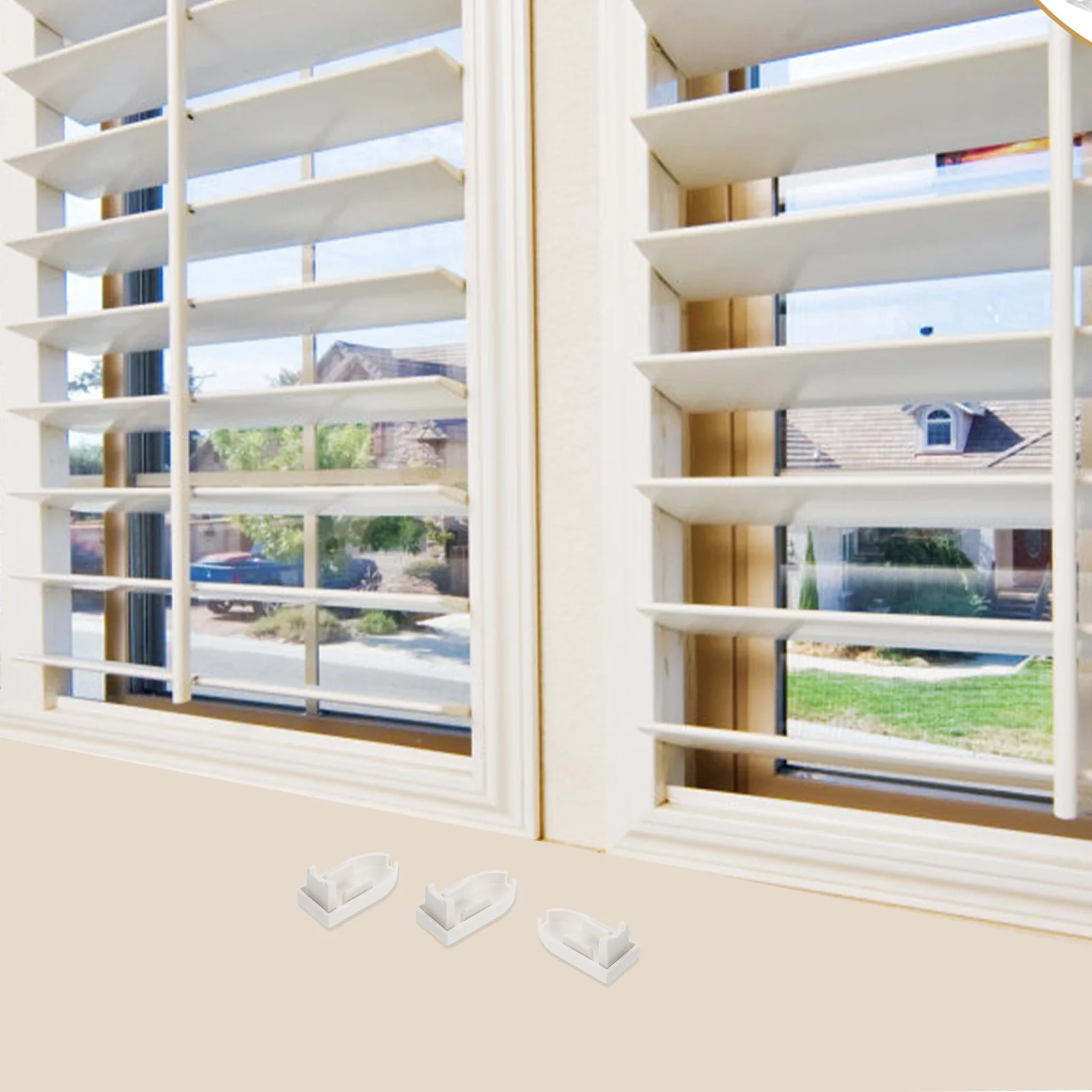 

20Pcs Blind Rod Plugs Heavy-Duty Replacement Plastic Stoppers for Roller Blind Rods Easy Installation Accessories