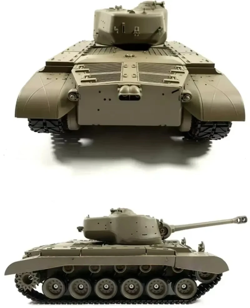 Henglong 3838-1 Large Heavy Battle Tank Model Remote Control Toy Realistic Simulation Tank Gift for Birthdays And Holidays