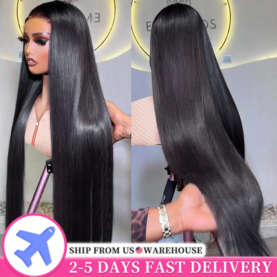 

Bone Straight Brazilian 13x4 13x6 Transparent Lace Front Wigs For Women 4X4 Lace Closure Remy Human Hair Wig Lace Frontal Wig