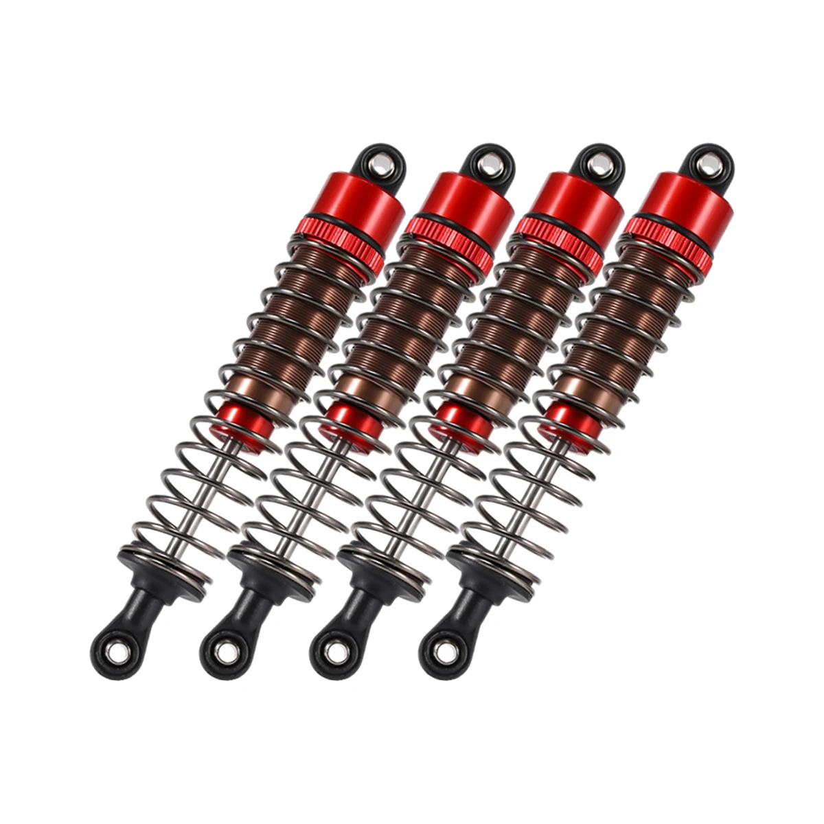 4PCS 52/55/62/70/75/85/95/100/110/120mm Schokdemper voor 1/10 RC Truggy Buggy On-Road Touring Drift Racing Klimmen Auto Onderdelen