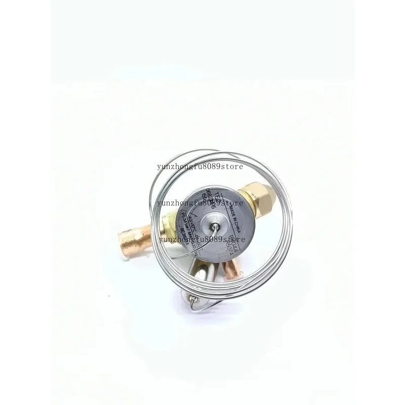 For TES2 068Z3415 R404A R507 Expansion Valve 3/8 Flare in 1/2 Solder Out 1/4 Solder Equalization