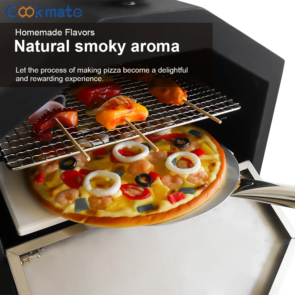 Charcoal portable barbecue stove three in one smoked barbecue stove outdoor courtyard barbecue grill