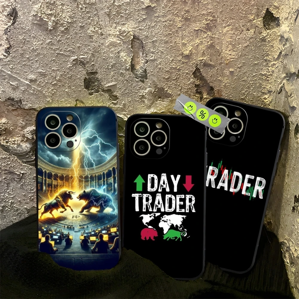 Day Trading Day Trader Trader Phone Case for iphone 13 11 16 15ProMax 14 12 Pro Xs Max Mini Xr X 7 8 Plus Shell Coque