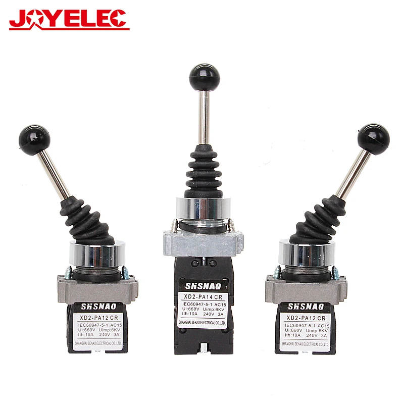 2NO 2 Position Latch XD2-PA12 PA14 rocker joystick controller spring return Rotary Cross Switches reset PA22 PA24 4NO 4 Position