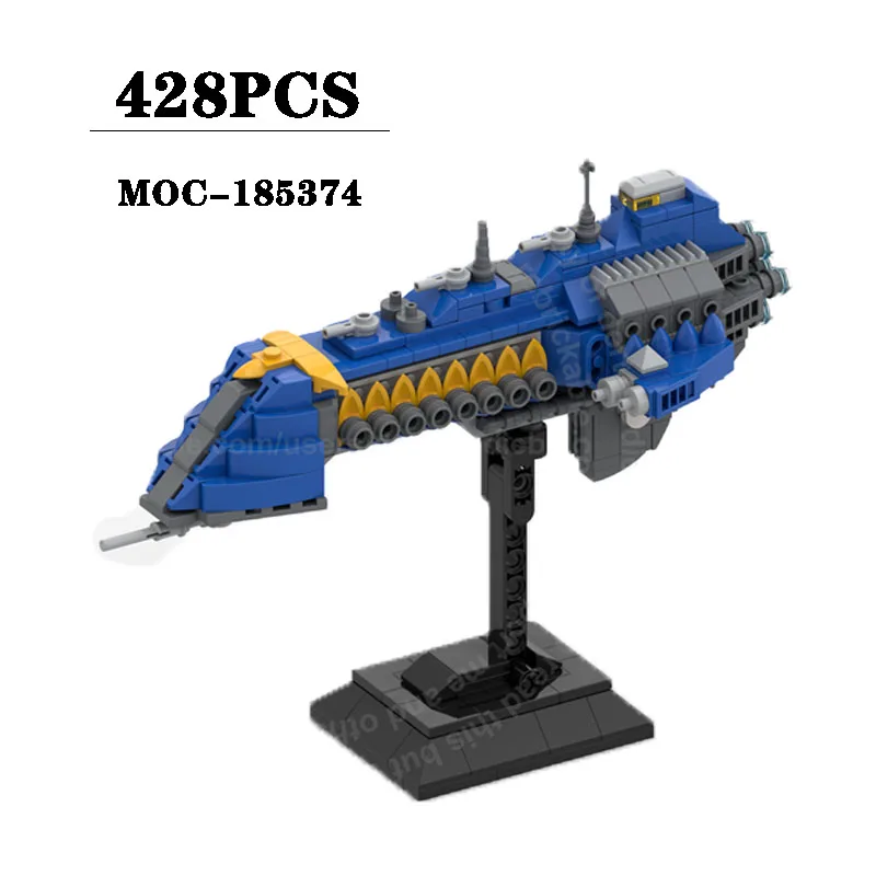 Building Block MOC-185374 Heavy-duty Cruiser Splicing Model 428PCS Boys Puzzle Education Birthday Christmas Toy Gift Decoration