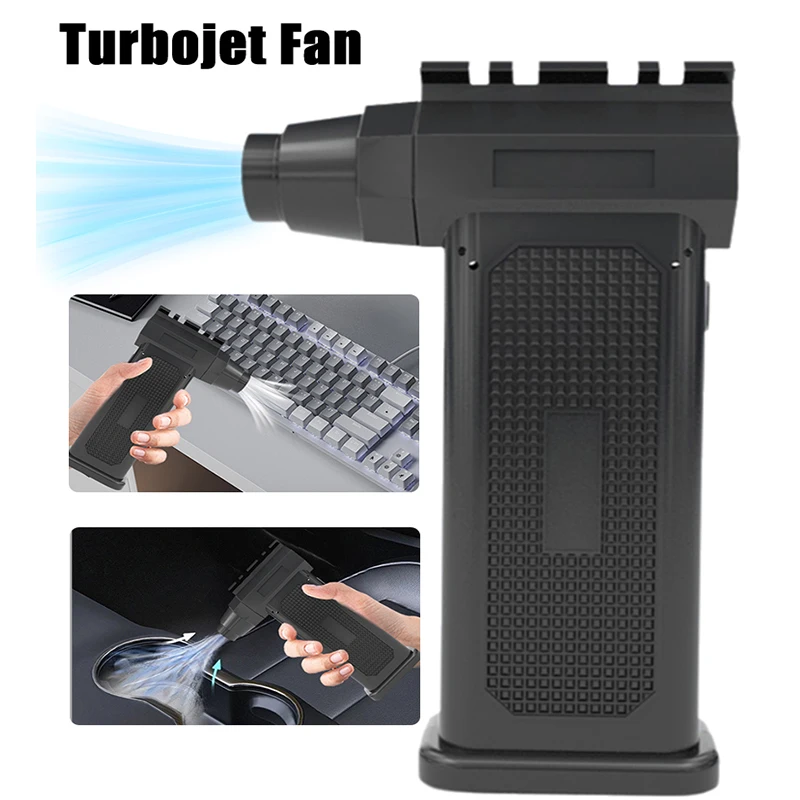 Mini Turbo Jet Fan Turbo Violent Fan 130,000 RPM Powerful Blower with High Speed Duct Fan Dropshipping