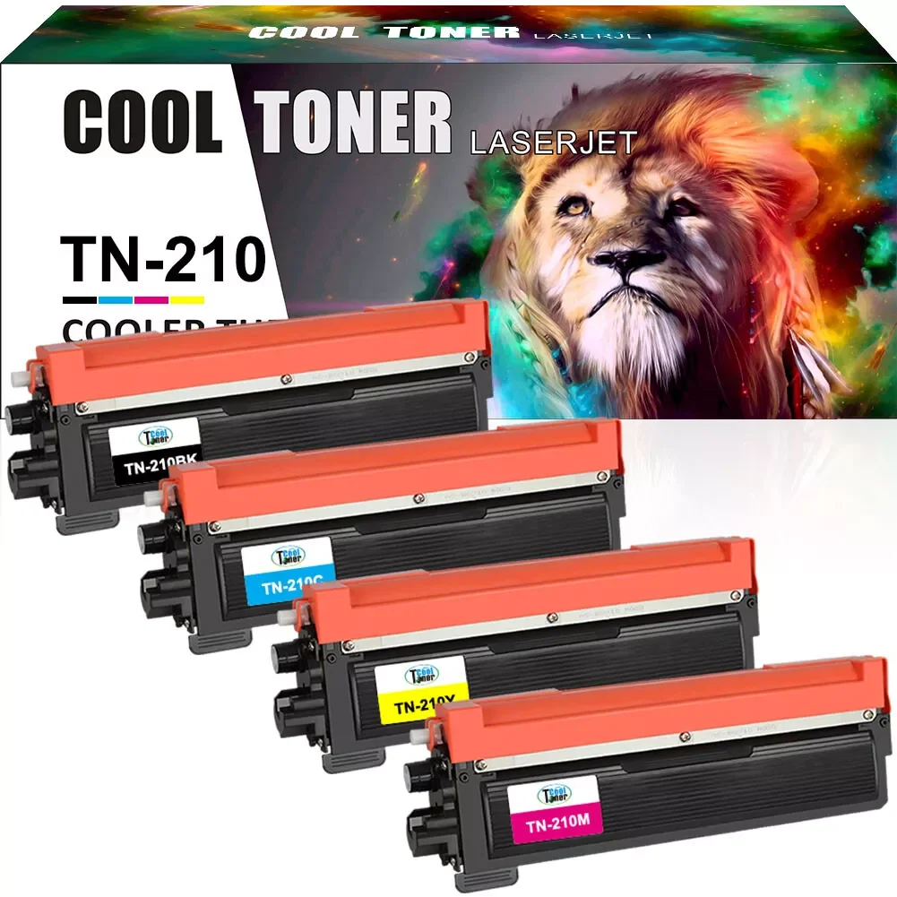 4PK Toner Cartridge For Brother TN210 TN-210 MFC-9320CW MFC-9325CW Printer TN230