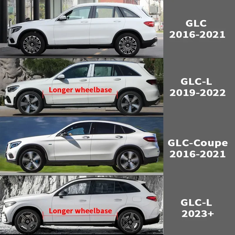 Window Visor for Benz GLC 200 260 300 Coupe X253 X254