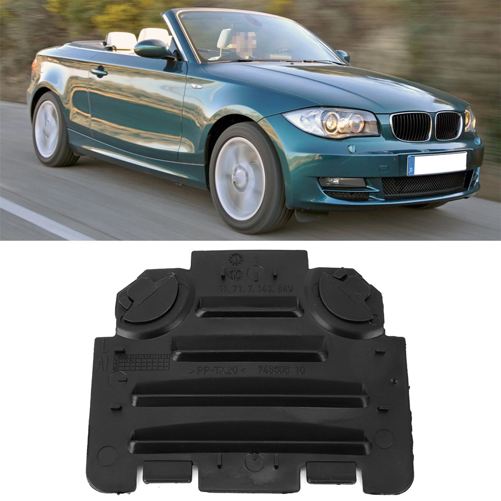 Passenger Vent Access Headlight Cover 51717143849 Fit for E82 E88 E90 E91 M3 325i 330i 328i