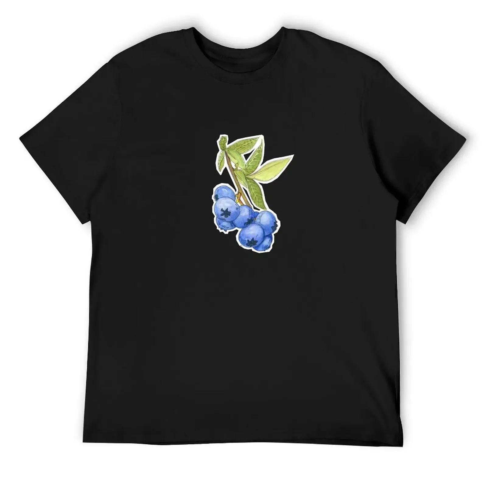 Blueberry (Vaccinium angustifolium) T-Shirt cute tops anime animal prinfor boys man clothes sweat shirts, men