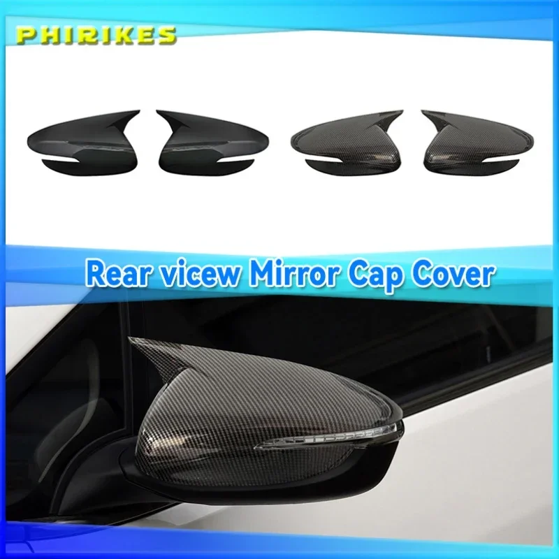 For Kia Forte K3 2013 - 2018 Outside Rearview Mirror Cover Wing Door Side Mirror Shell Cap Housing Car Accessories