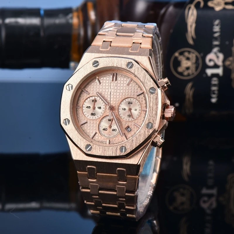 ساعة كوارتز رجالية بسيطة بسوار من الفولاذ المقاوم للصدأ وكريستال الياقوت وتقويم مضيء ونمط كاجوال للرجال مجانًا