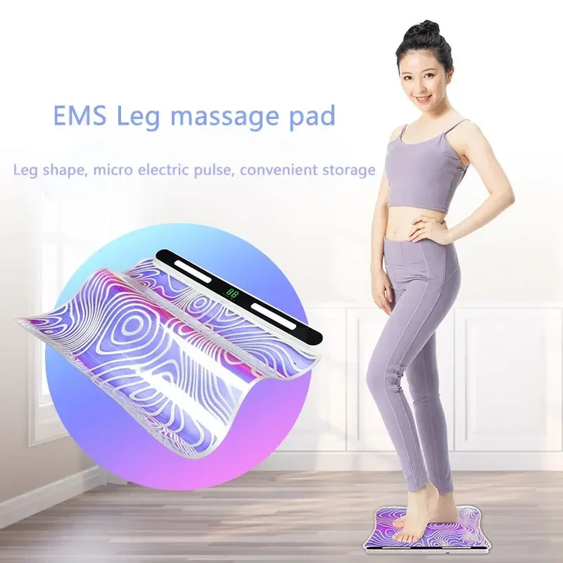 Home EMS Foot Leg Massage Cushion Sole Foot Massager Wisdom Leg Beauty Instrument