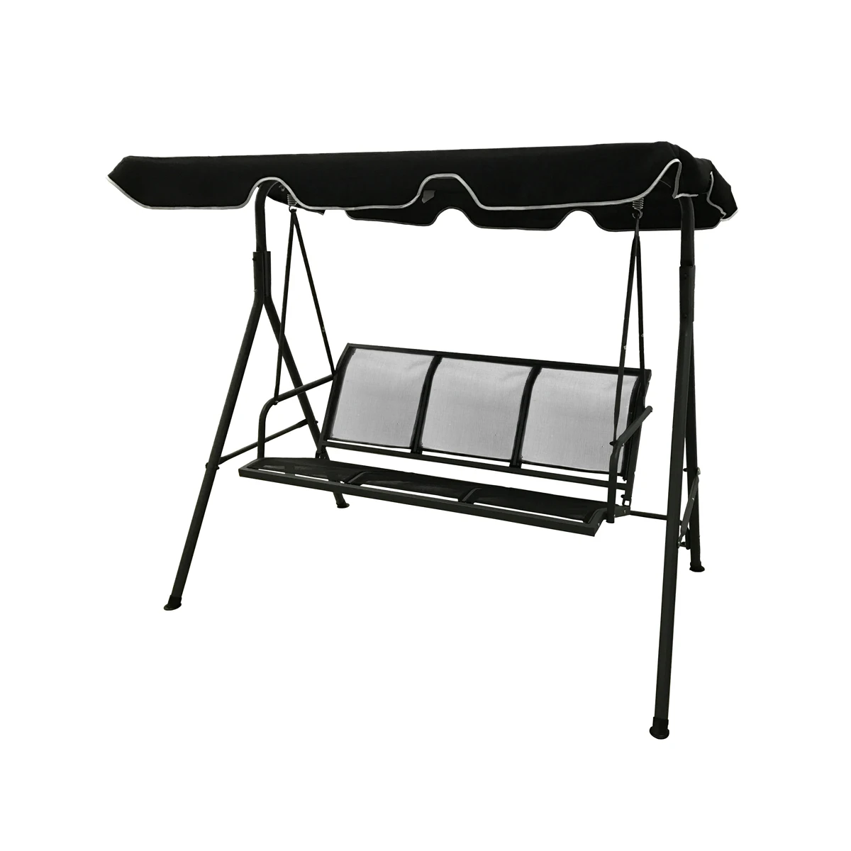 

New Design Hot Sale Seats Aluminum Garden Hanging Chairs Outdoor Furniture Patio Swing Chairs with Canopy