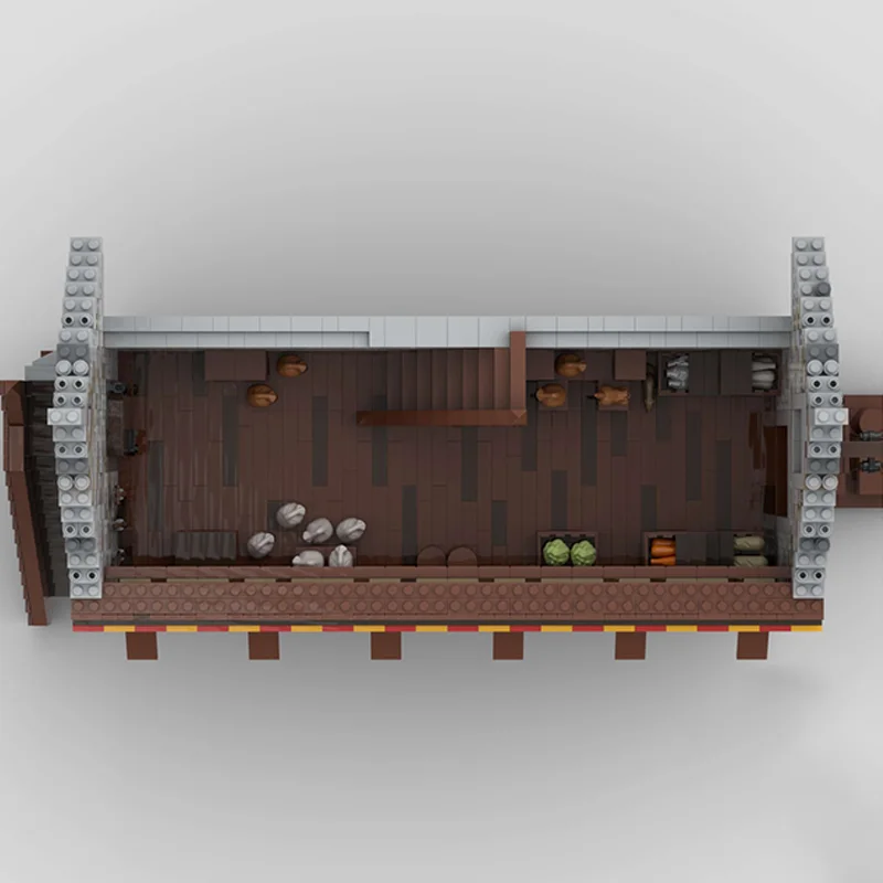 9007 قطعة MOC بناء القلعة Hohengeroldseck السمور قلعة نموذج كتل فكرة الإبداعية الطوب هدية الكريسماس الاطفال اللعب عيد ميلاد