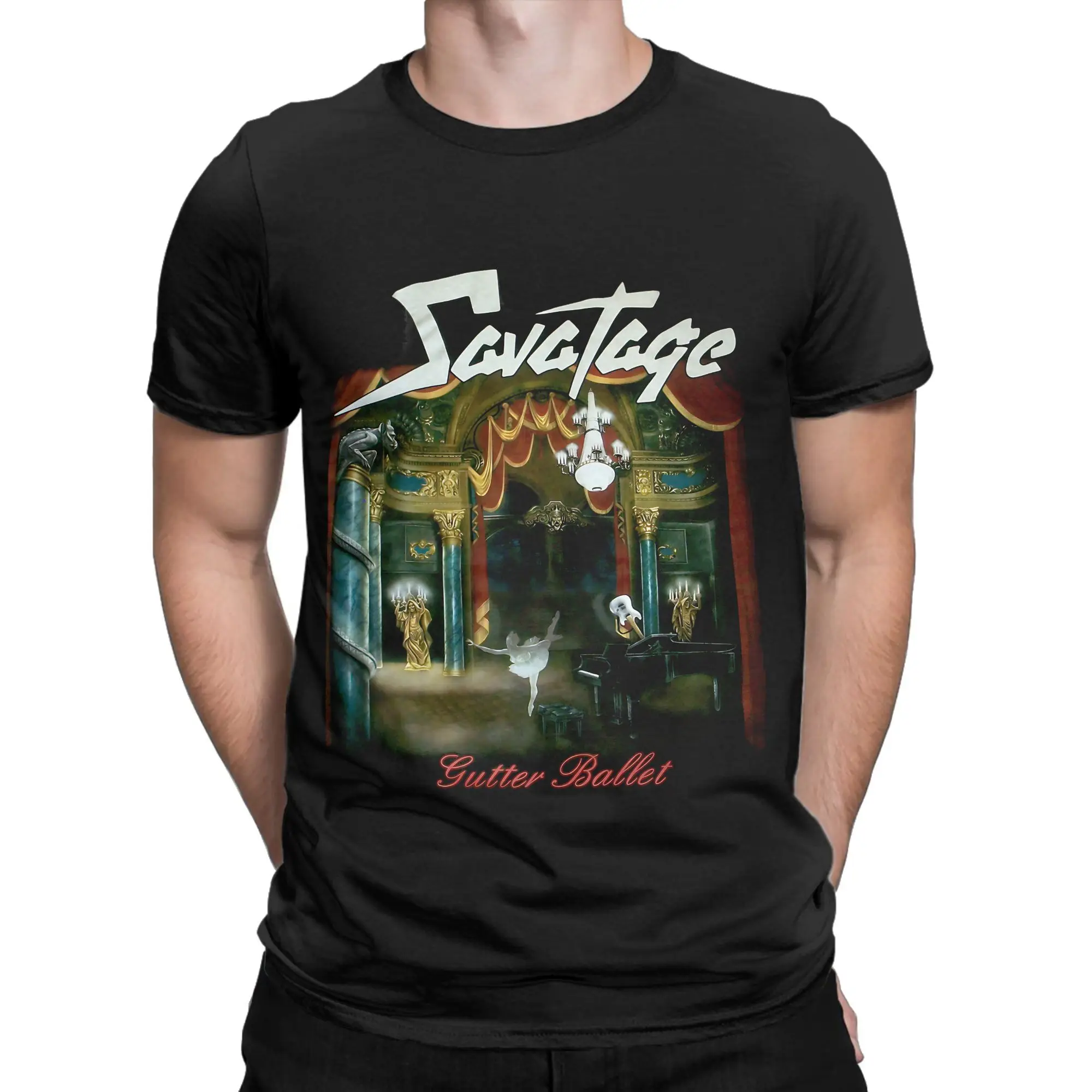 Savatage Band European Tour 2025 Merch Homens Mulheres Camiseta 100% Algodão Camiseta Nova Chegada Tops Camiseta