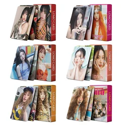 55Pcs/Set KPOP (G)I-DLE I SWAY Album Personal Photocards List Soyeon Shuhua YUQI Miyeon Minnie Fashion Selfie Postcrds Fans Gift