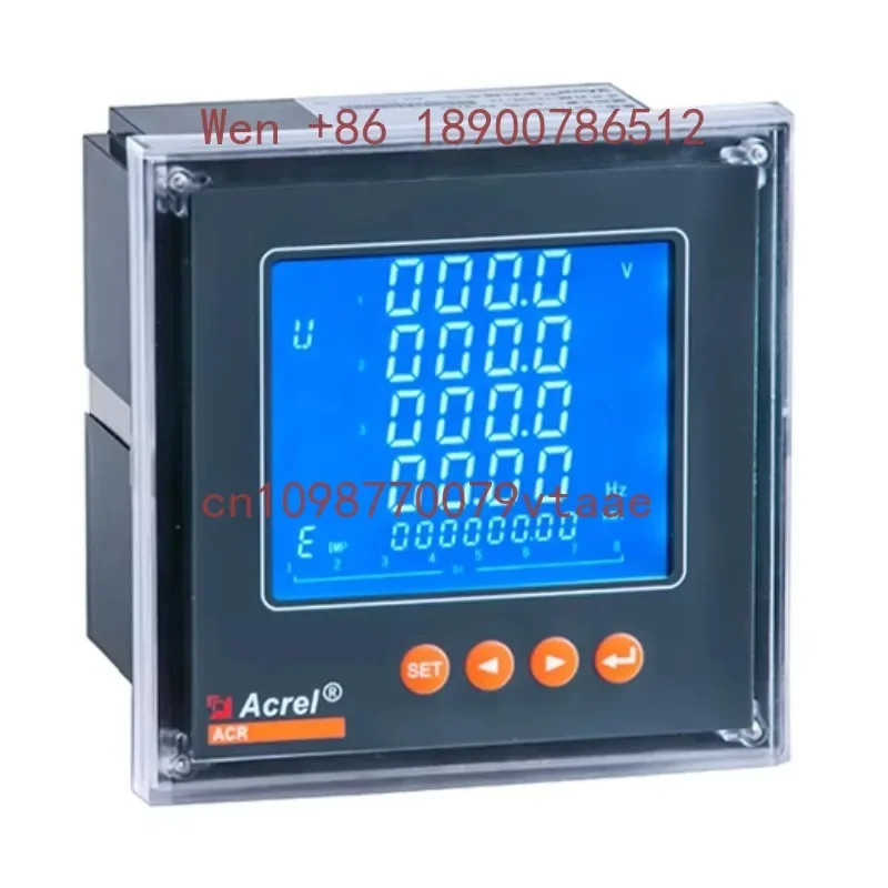 ACR Series Three Phase Multi Function MODBUS  Panel Meter Power Monitoring for SCADA System with LCD DIsplay2027