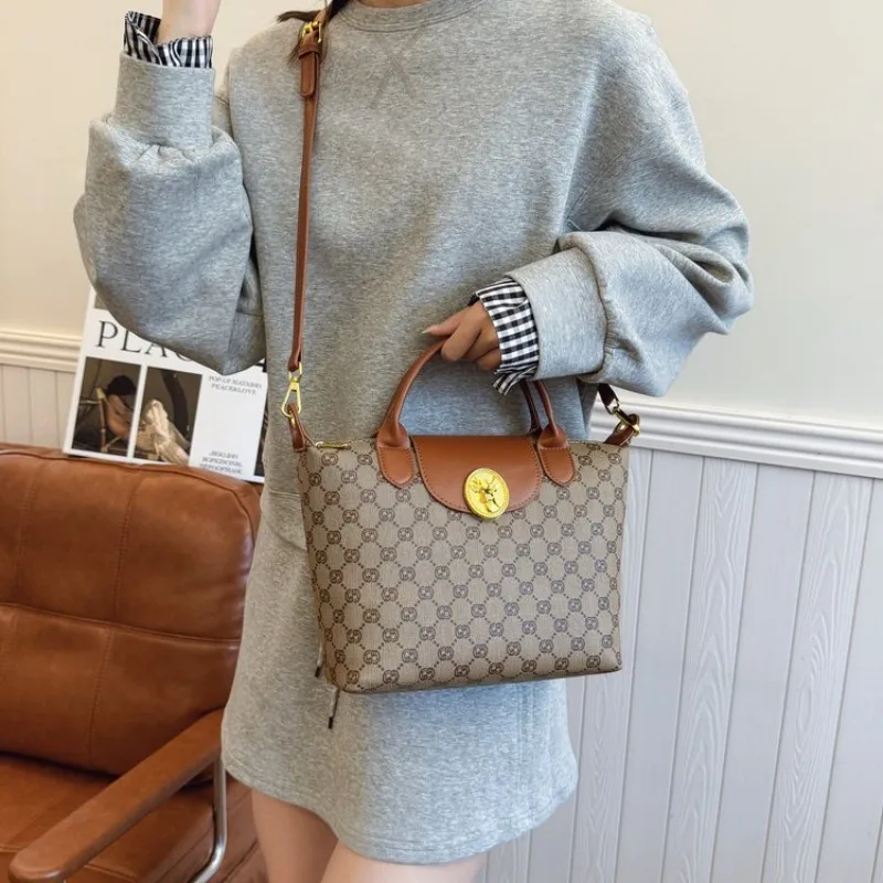 

Vintage Printed Women's Handbag - Classic Versatile Design, Perfect for Daily & Occasion Use. Premium PU Leather