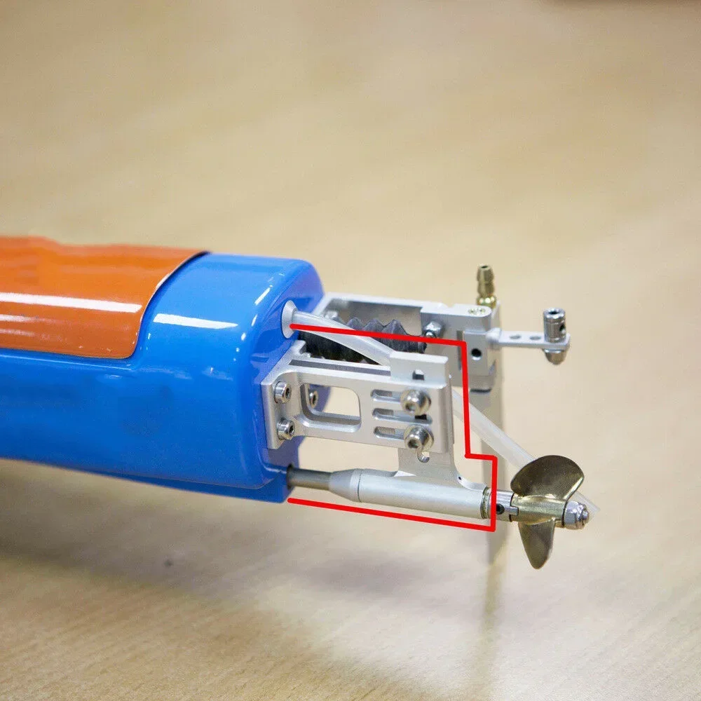 SkyArea RC قارب 4 مللي متر رمح قوس قابل للتعديل الألومنيوم تبختر ل 90 سنتيمتر أدناه رمح فليكس كابل نيترو أو الكهربائية لتقوم بها بنفسك RC قارب سباق