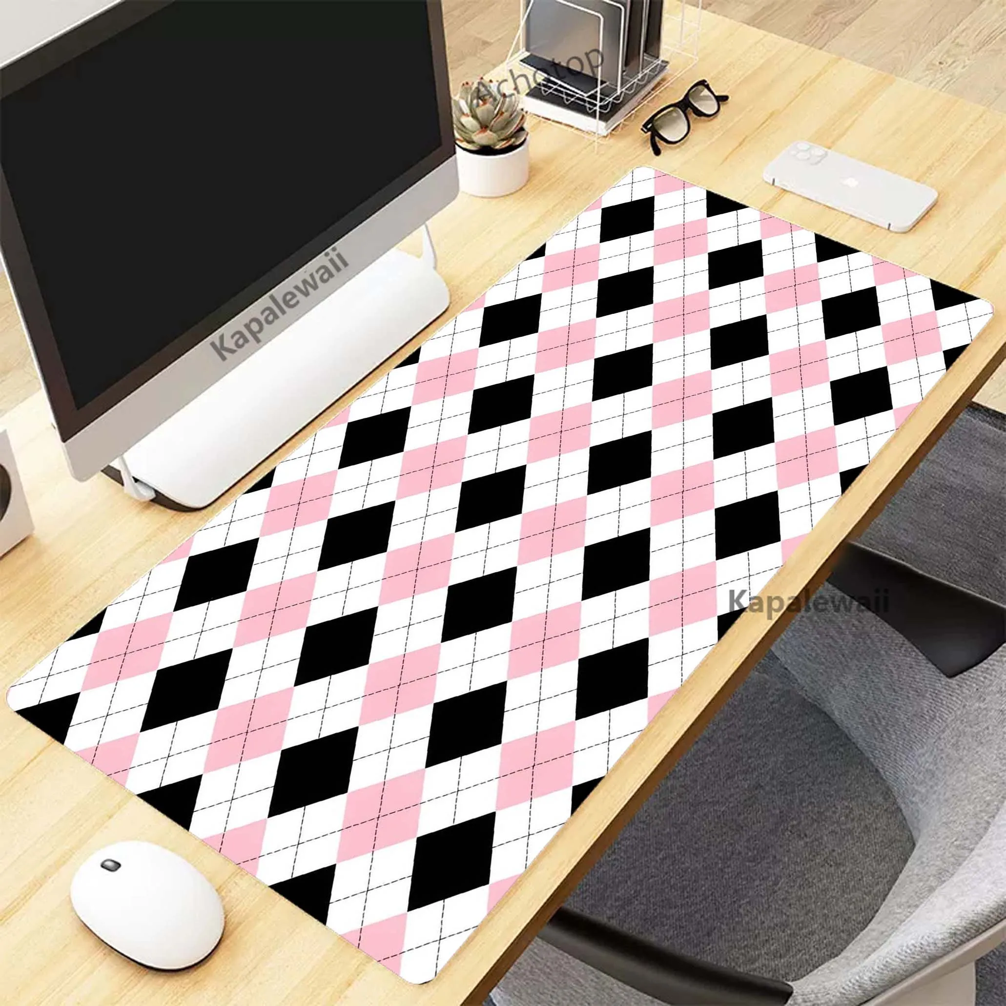 Plaids Artistic personality simplicity Extended Mousepad Gaming Speed Keyboard Pads Desk Mat Office Mouse Pad Tapis de Souris