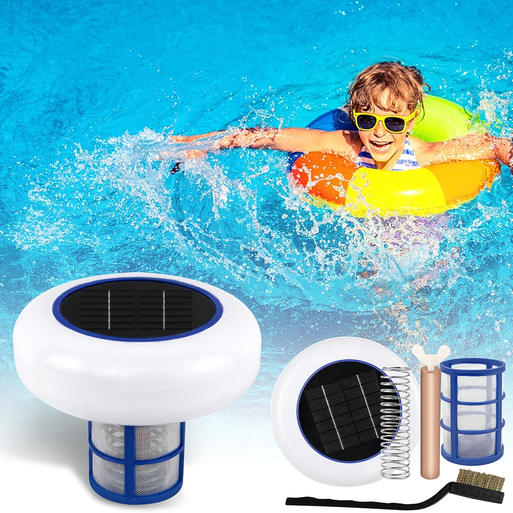 Solar Pool Ionizer Use Less Chlorine Pool Water Purifier Ionizer Water Ionizer for Above Ground and Inground Pools