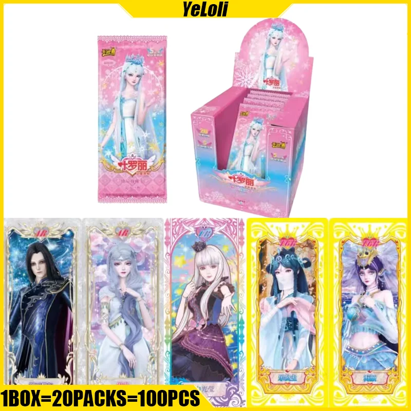 KAYOU 12-5 YeLoli Cards Leaf Loli Crystal Diamond Pack Anime Collection Card Mistery Box Board Game Toy Birthday Gifts for Girls