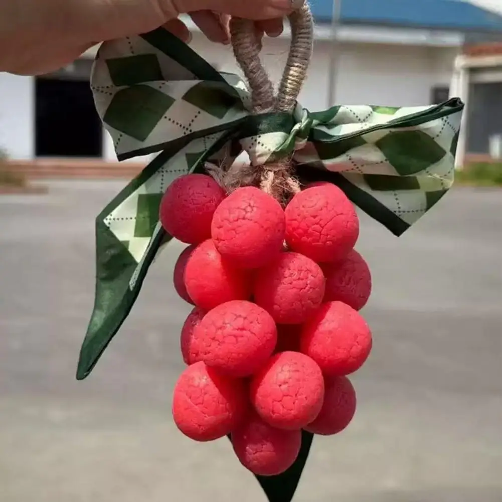 

Handmade Grape Cluster Soap on A Rope Natural Ingredients Aromatic Soaps for Hands Washing Decorative Grapes Soaps