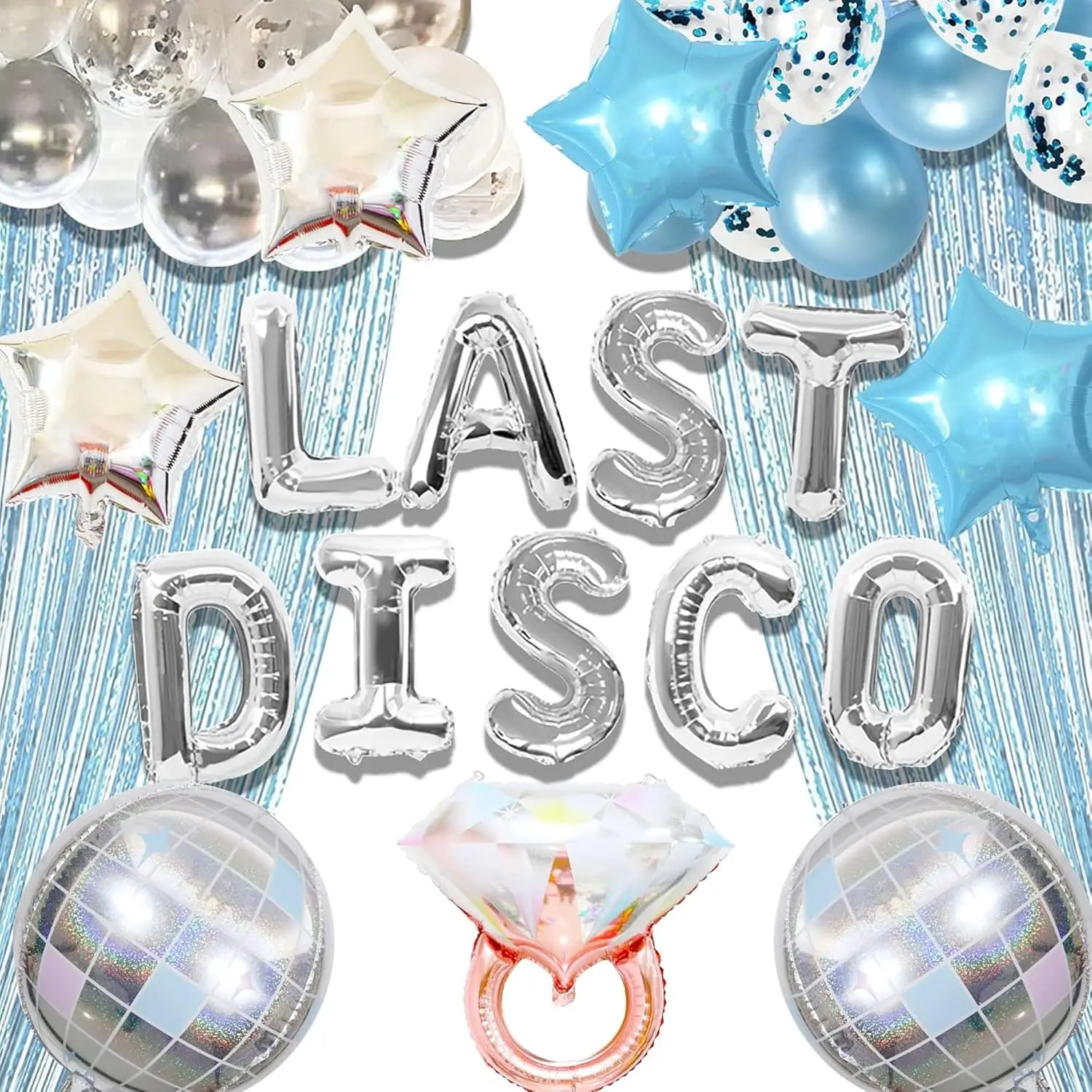 Laventy Last Disco Ballons Last Disco Bachelorette Party Dekorationen 70er Jahre Bachelorette Party Dekoration