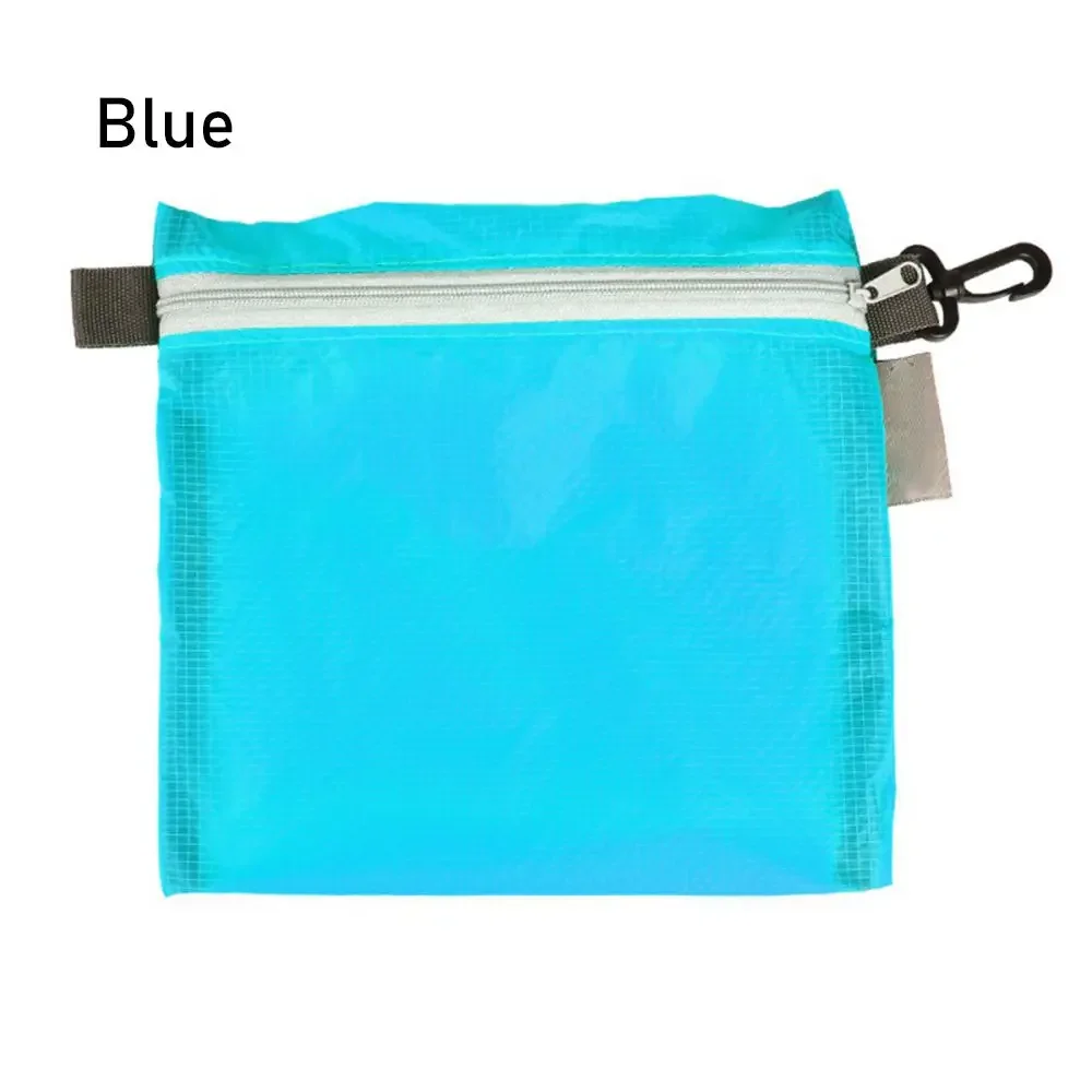 Outdoor Waterproof Bag Swimming Bag Pouch for Camping Hiking with Hook Zipper Storage Bag Ultralight 4 Colors Pocket Pouch