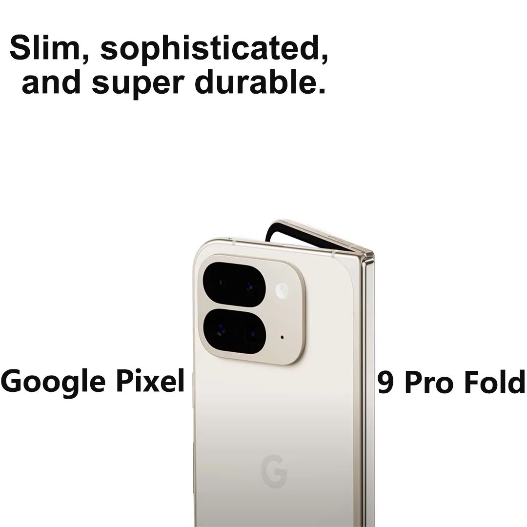 Global Version Google Pixel 9 Pro Fold 8.0 inches Google Tensor G4 16GB RAM OLED, 120Hz 4650 mAh NFC SmartPhone