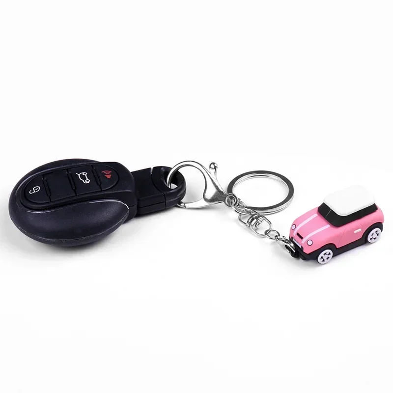 2022 NEW Keychain Keyring Pendant  For Mini Cooper S JCW One Countryman Car Accessories Car Model Key Chain Ring Holder