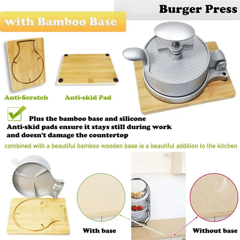 A74E-صانعة فطائر الهامبرغر، ماكينة ضغط البرجر الربيعية القابلة للتعديل، مكبس الدفع، زنبرك ضغط الهامبرغر، ماكينات ضغط باتي