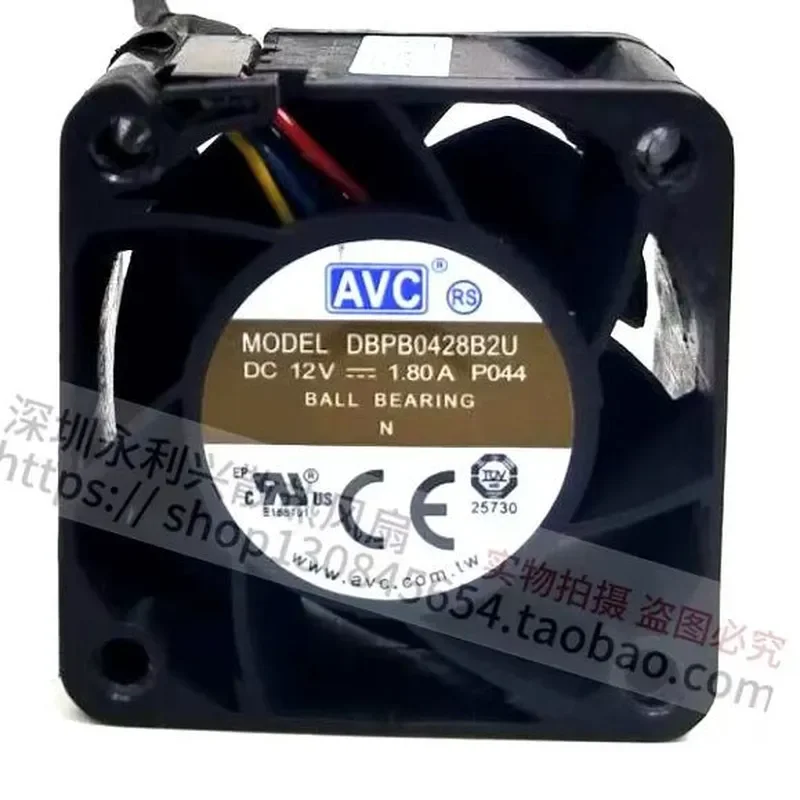 for AVC DBPB0428B2U Original Genuine DC 12V 1.80A 4-Wire PWM Temperature Control High Performance Cooling Fan