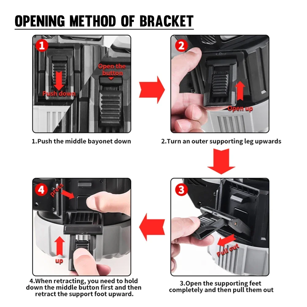 SQ-G18 3700LM Dual-Light Work Light | 9000mAh IPX4 LED Torch with Digital Display & 9 Modes for Camping, Jobsite, Emergency