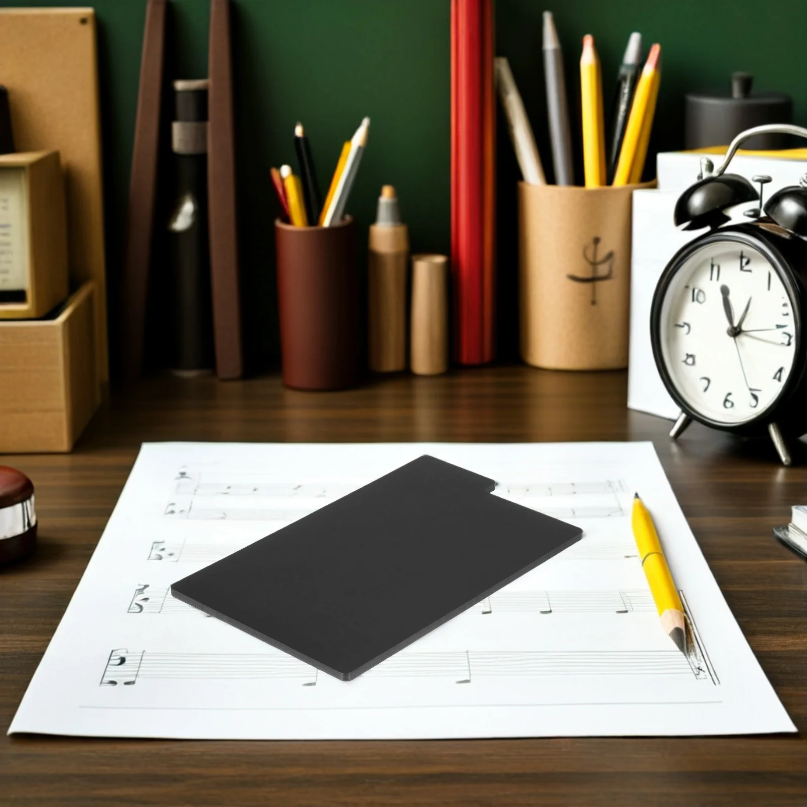 20 قطعة من فواصل تسجيلات الفينيل شديدة التحمل، بطاقات فهرس ألبوم بلاستيكي أسود لمجموعة تخزين الرف لتنظيم السجلات #1