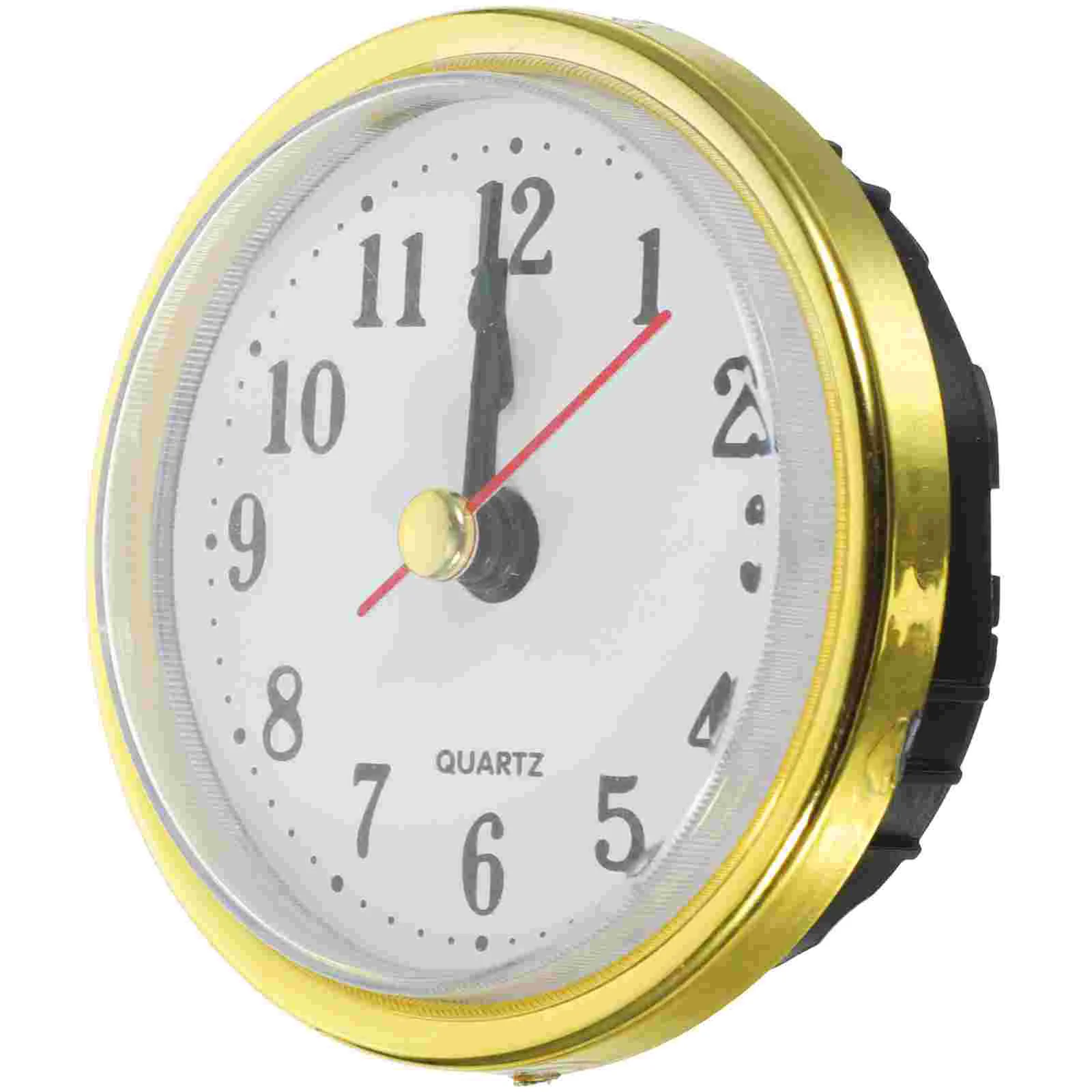 

Retro Round Waterproof Wall Clock Inserts Head Replacement with Movement Plastic Mini