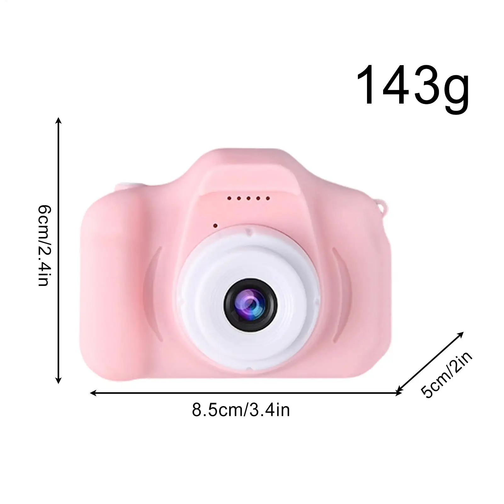 X2 Mini digitale camera kan foto's maken Video Mooie kleine camera met draagkoord Fotografiespeelgoed Verjaardagscadeau voor kinderen