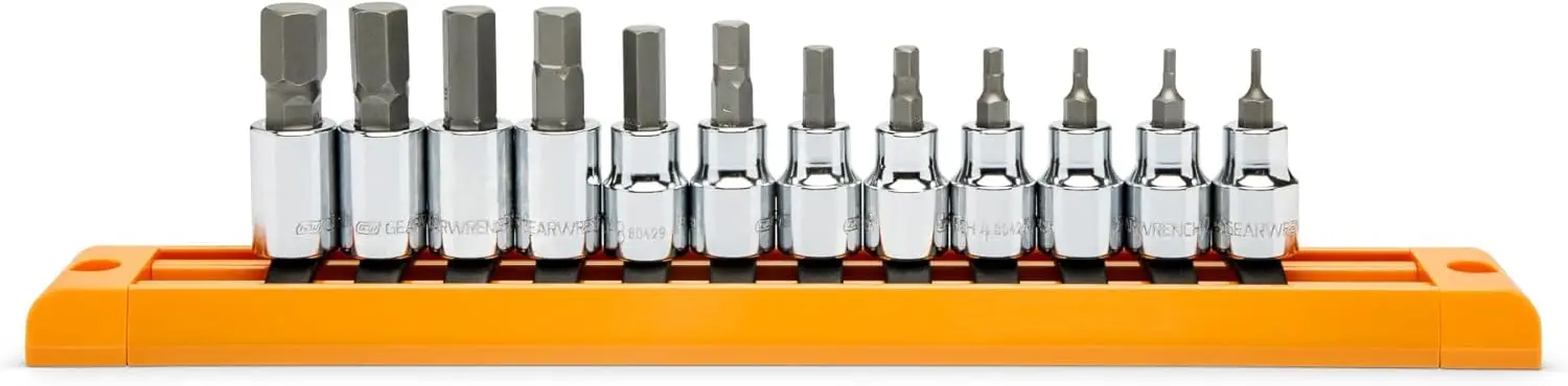 

12 Pc. 3/8" Drive Hex Bit Socket Set, Metric - 80580