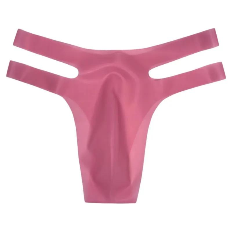 Man's Wateproof PVC Latex Plastic T-Brief Underpants Live Show Dance Costumes DJ Club Bar FKK Party Colors Handmake