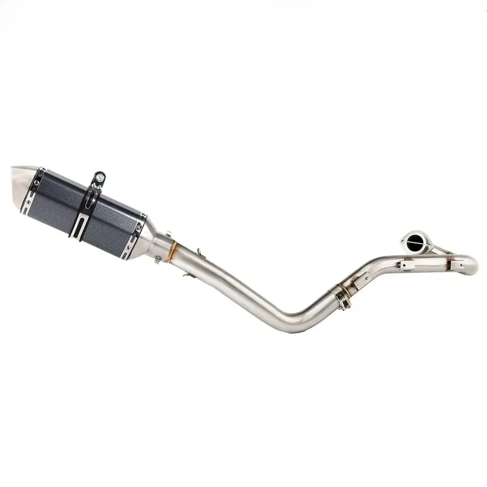 For Yamaha Raptor 700R, FL, SFB, SFL 2015-2024 Escape Slip-On Motorcycle Exhaust System Header Link Pipe With 51MM Muffler Tips