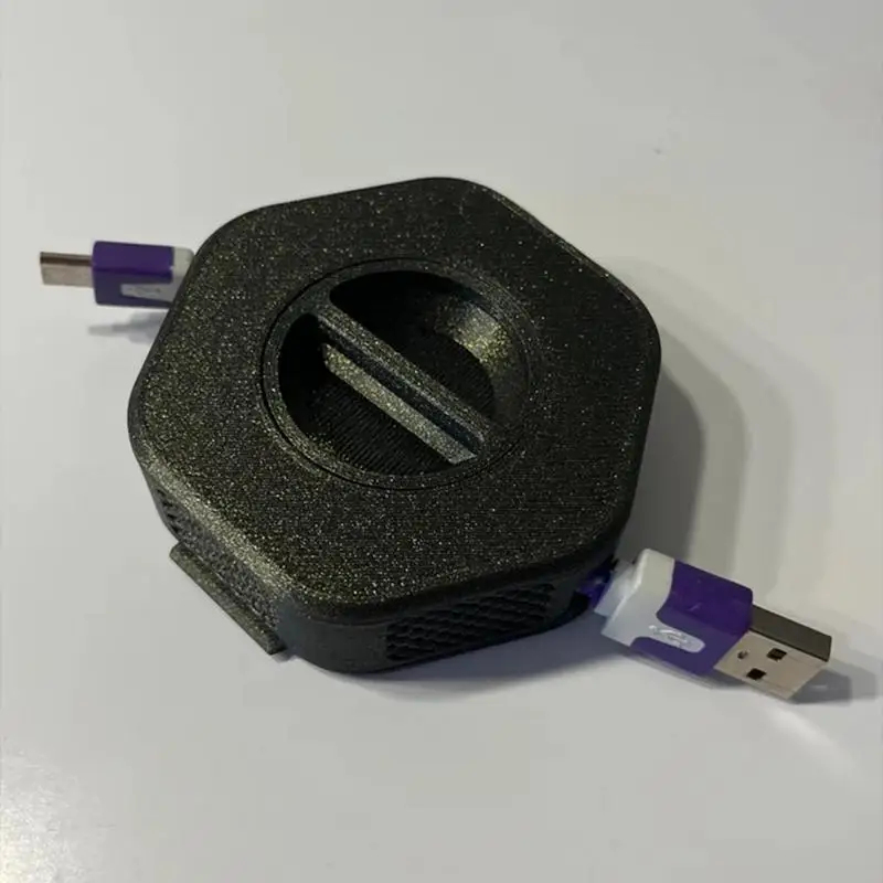 Cable Management Winder Small Phone Charging Cable Organizer 3D Printing Desktop Organization Household Storage Cable Winder